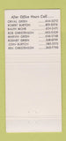 Matchbook Cover - Burton Brothers Contractors Southfield MI 30 Strike