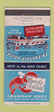 Matchbook Cover - Friendship House Biloxi MS lobster WEAR 30 Strike
