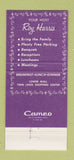 Matchbook Cover - Lakeview Inn Wichita KS 30 Strike