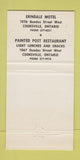 Matchbook Cover - El Toreo Villa Restaurant Cooksville ON matador 30 Strike