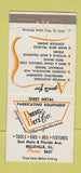 Matchbook Cover - Dresel Betz Tool Die Belleville IL WEAR 30 Strike