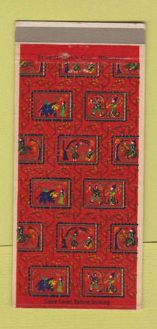 Matchbook Cover - Jacob Jung Paint Wallpaper Sheboygan WI 30 Strike