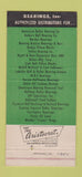 Matchbook Cover - Bearings York PA 30 Strike