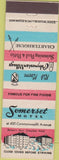 Matchbook Cover - Somerset Hotel Boston MA