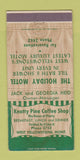 Matchbook Cover - Holiday Motel Knotty Pine Coffee West Yellowstone MT 30 Strike