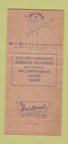 Matchbook Cover - Rex Lubricants Charles Salisbury Neligh NE 30 Strike