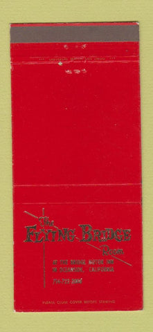 Matchbook Cover - The Flying Bridge Room Oceanside CA 30 Strike