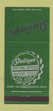 Matchbook Cover - Strelinger Industrial Supply Warren MI 30 Strike