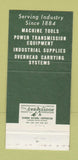 Matchbook Cover - Strelinger Industrial Supply Warren MI 30 Strike