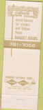 Matchbook Cover - Alfred's San Francisco CA restaurant