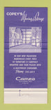 Matchbook Cover - Copey's Moving Storage Sharon PA 30 Strike