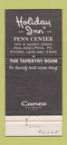 Matchbook Cover - The Tapestry Room Holiday Inn Philadelphia PA 30 Strike