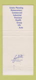 Matchbook Cover - Lindsay Agency Insurance Columbiana OH 30 Strike
