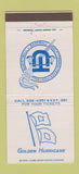 Matchbook Cover - Golden Hurricane Tulsa OK University 30 Strike