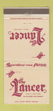 Matchbook Cover - The Lancer Restaurant Reno NV 30 Strike