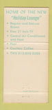 Matchbook Cover - Holiday Motor Lodge St Petersburg FL WEAR 30 Strike