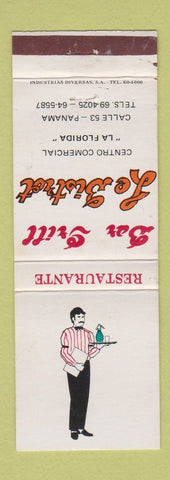 Matchbook Cover - Bar Grill Le Bistrot La Florida Panama