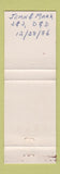 Matchbook Cover - Bar Grill Le Bistrot La Florida Panama