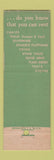 Matchbook Cover - Edmanson Bock Catering Chicago IL