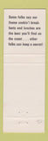 Matchbook Cover - Calico Kitchen Seal Rock OR