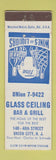 Matchbook Cover - Glass Ceiling Bar Grill Union City NJ