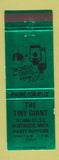 Matchbook Cover - The Tiny Giant Kentwood MI