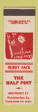 Matchbook Cover - The Half Pint Natchitoches LA SAMPLE