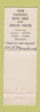 Matchbook Cover - American Freedom Centers books Glendale CA Abraham Lincoln