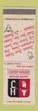 Matchbook Cover - Crest House Broiler Buffet