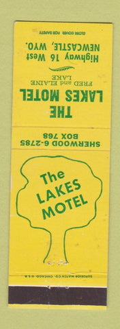 Matchbook Cover - Lakes Motel Newcastle WY
