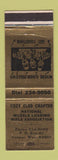 Matchbook Cover - Cozy Club Chapter Muffle Loading Riffle Casper WY