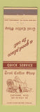 Matchbook Cover - Trail Coffee Shop Cheyenne WY