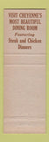 Matchbook Cover - Trail Coffee Shop Cheyenne WY