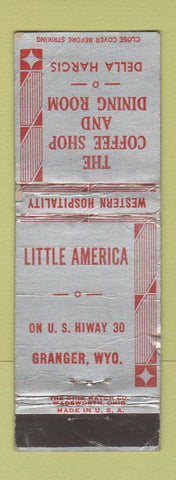 Matchbook Cover - Little America Granger WY WORN