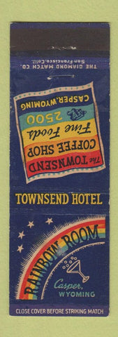 Matchbook Cover - Rainbow Room Hotel Townsend Casper WY WEAR