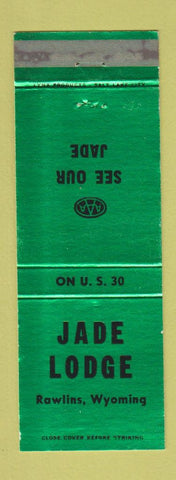 Matchbook Cover - Jade Lodge Rawlins WY WEAR