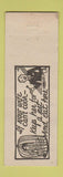 Matchbook Cover - Silver Stream Motel Cafe Afton WY RED