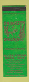 Matchbook Cover - Silver Stream Motel Cafe Afton WY GREEN