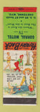 Matchbook Cover - Corral Motel Cheyenne WY hillbilly