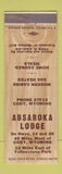 Matchbook Cover - Absaroka Lodge Cody WY