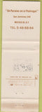 Matchbook Cover - Maunaloa Mexico DF