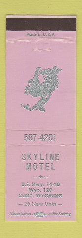 Matchbook Cover - Skyline Motel Cody WY