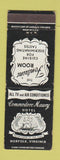 Matchbook Cover - Commodore Maury Hotel Norfolk VA