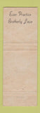 Matchbook Cover - Elks Lodge Princeton WV