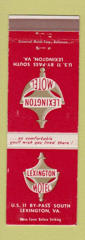 Matchbook Cover - Lexington Motel VA