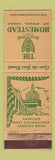 Matchbook Cover - The Homestead Hot Springs VA WEAR