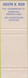 Matchbook Cover - Cafe Doris Bagotville Cte Dubuc PQ Hamburgers BBQ