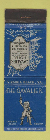 Matchbook Cover - The Cavalier Hotel Virginia Beach VA WEAR