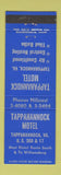 Matchbook Cover - Tappahannock Motel VA