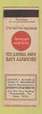 Matchbook Cover - Arthur Butler James Megginson Insurance Portsmouth VA